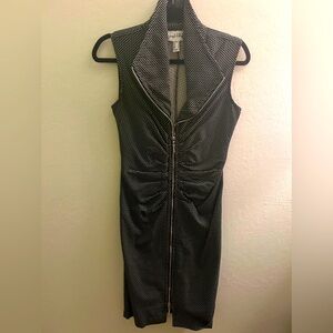 Joseph Ribkoff Polkadot Zipper Dresss